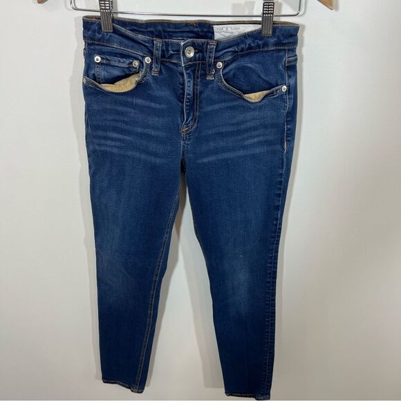Rag & Bone Cate Mid-Rise Ankle Skinny Jean in Carmen | size 25 - Picture 4 of 12